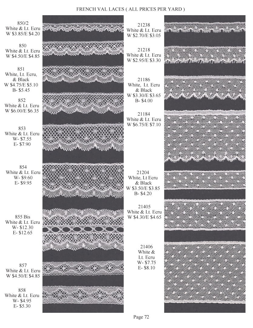 Imported Laces and More, LLC Online Catalog Page 72